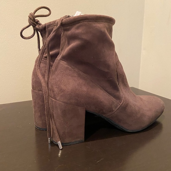 Franco sarto brown suede ankle booties - Picture 4 of 5